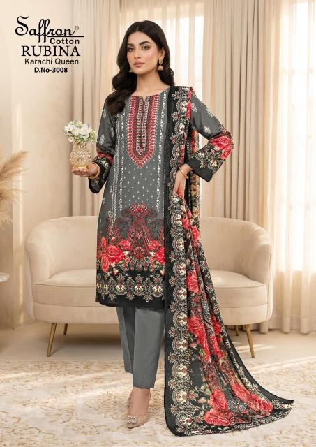Saffron rubina vol-3 dress materials wholesale whats up numbers